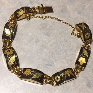 The Bracelet Of Life matt black / gold
